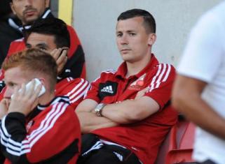 Paul Caddis in the stands