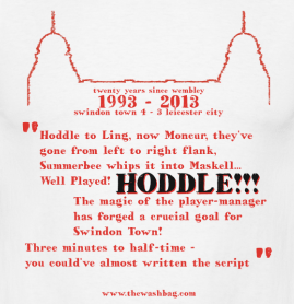 92-93 Hoddle! Wembley T-Shirt