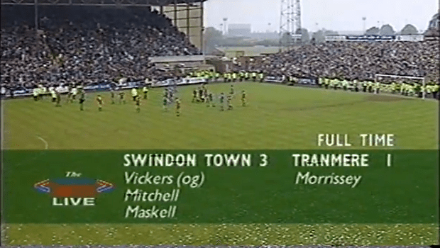 Tranmere 1st Leg - Final Score