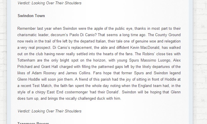 two unfortunates - Swindon