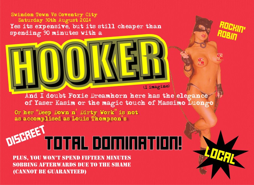 Swindon vs Coventry - foxie dreamhorn - original