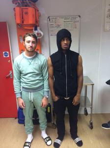 Harry Agombar and Nathan Byrne