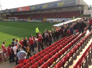 Frustration after the Burton game