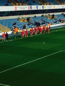 Millwall pre-game